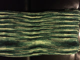 Green & White Baby Blanket